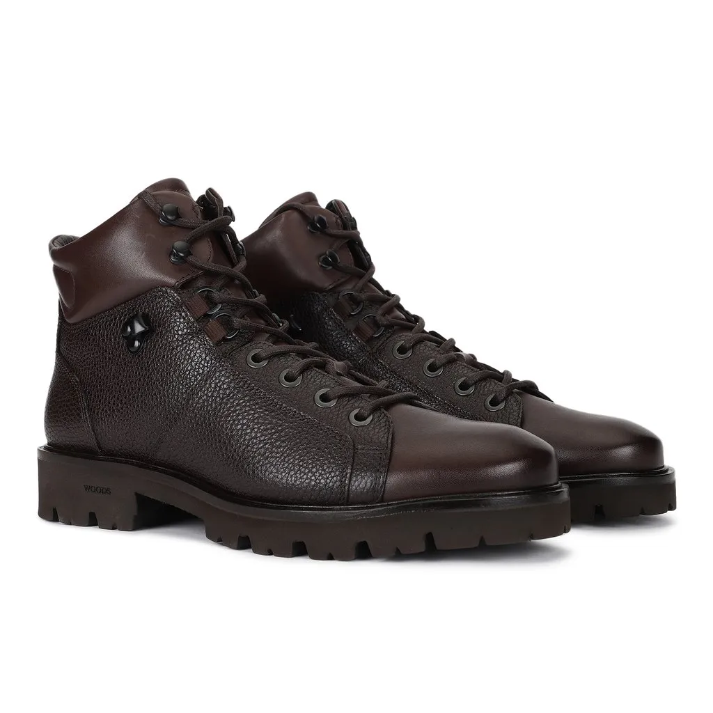 Brown Boot for Men - Thumbnail 4