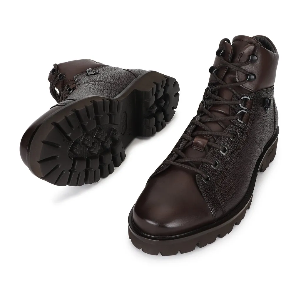 Brown Boot for Men - Thumbnail 5