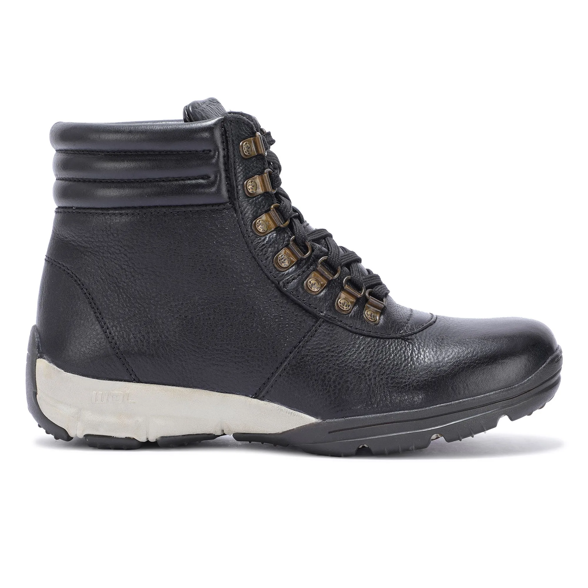 Black high ankle boots for men - Thumbnail 1