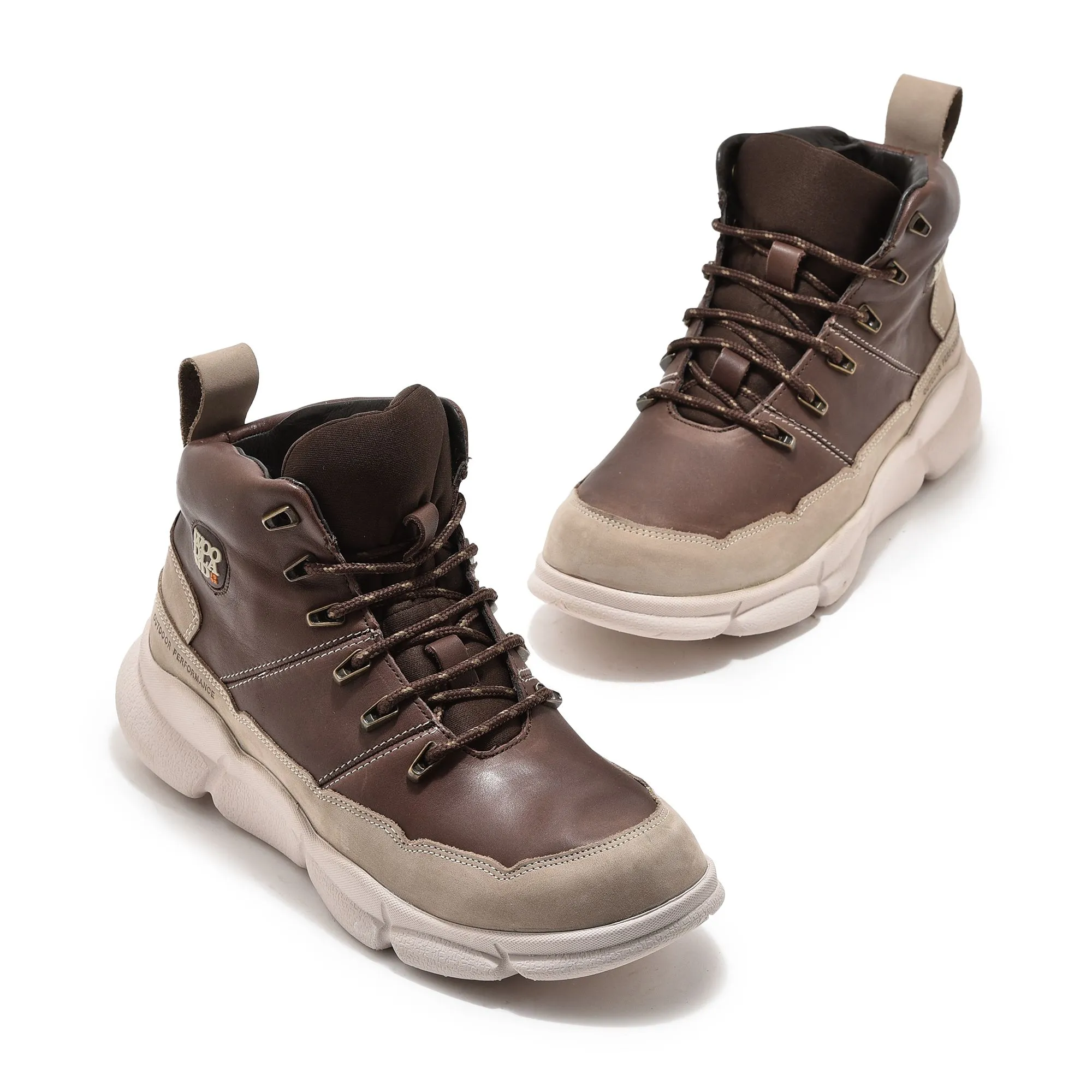 Brown casual shoes for men - Thumbnail 2