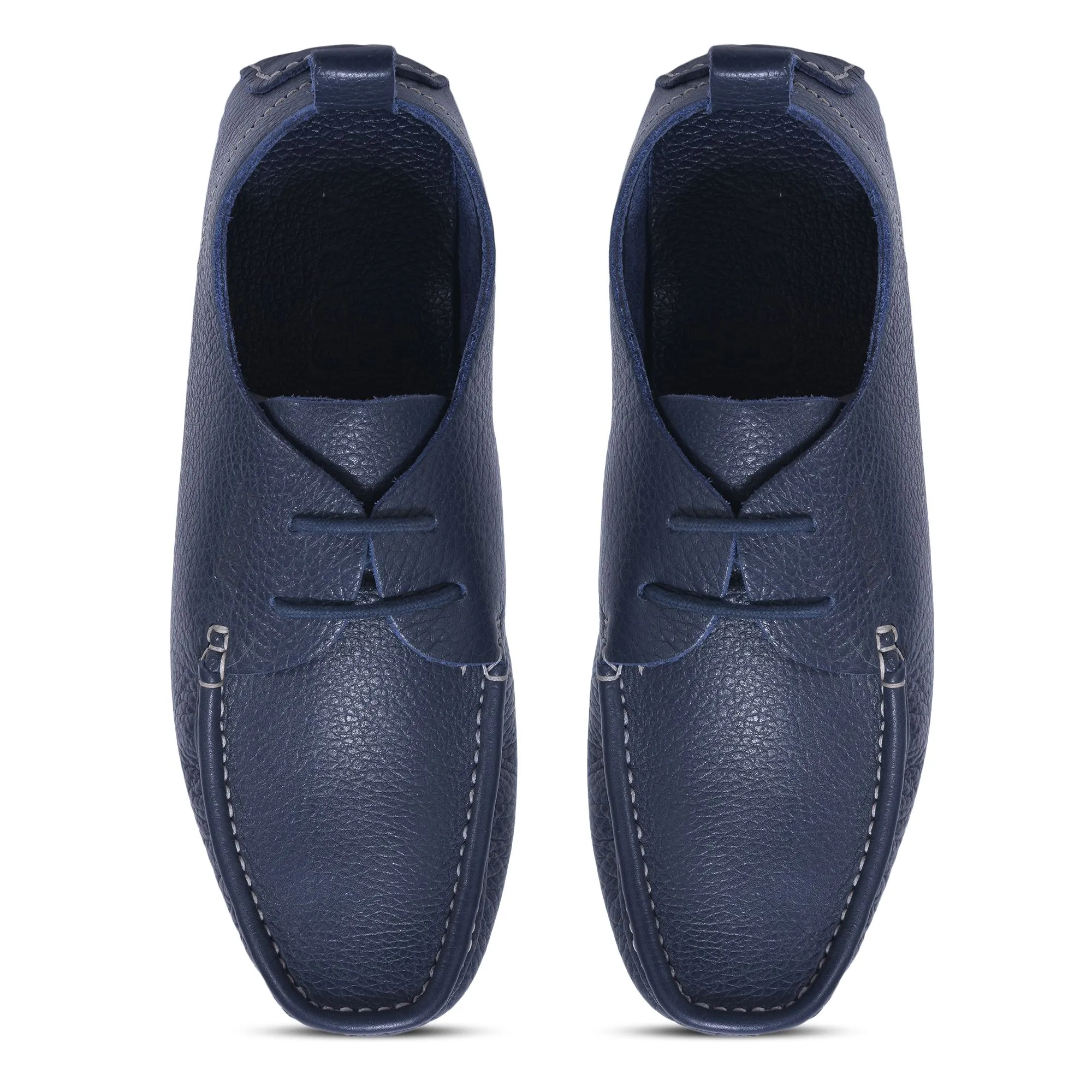 Blue casual shoes for men - Thumbnail 3