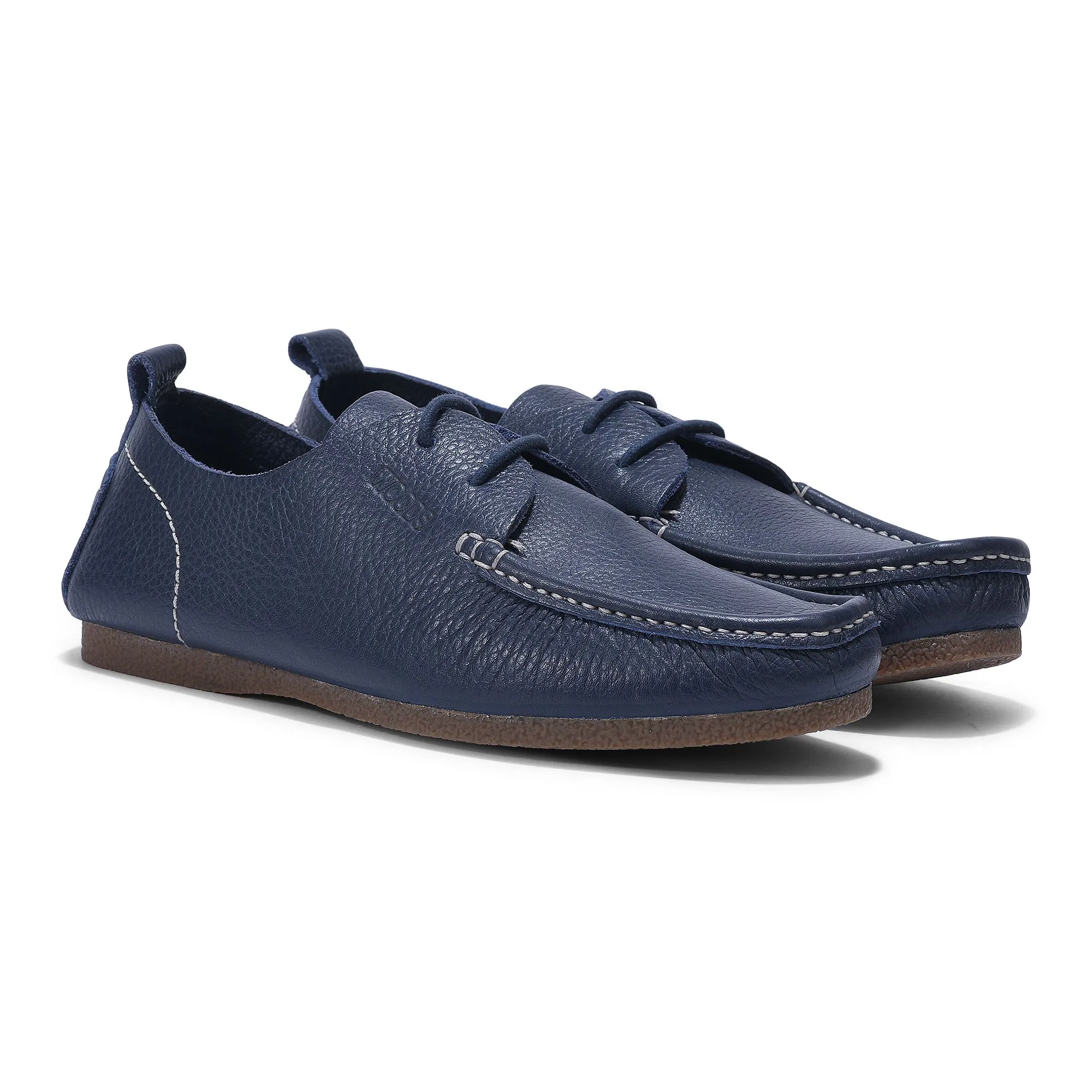 Blue casual shoes for men - Thumbnail 6