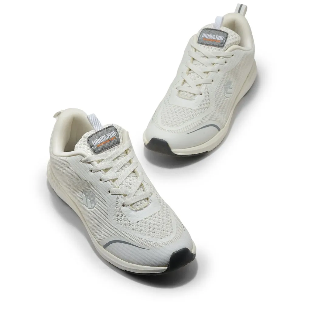 White Sports Shoe for Men - Thumbnail 2