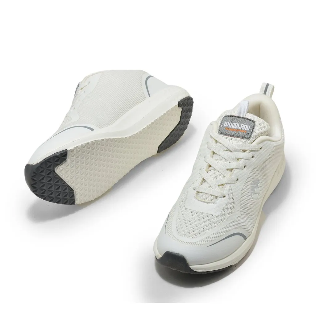 White Sports Shoe for Men - Thumbnail 4