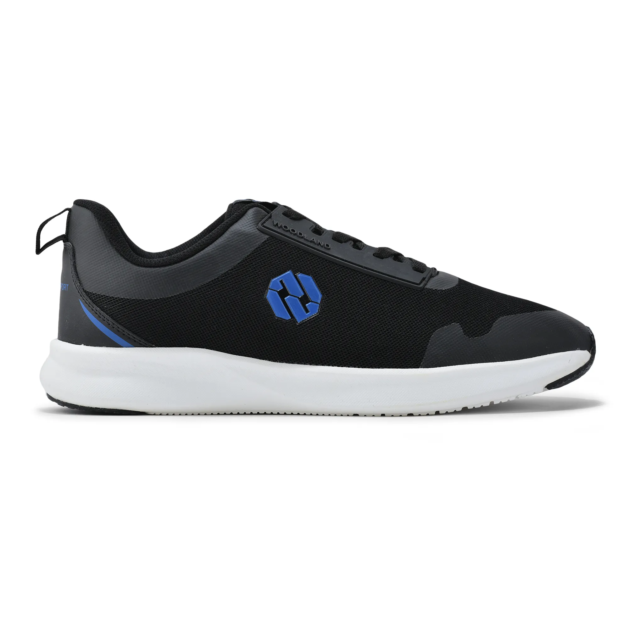 Black Mesh Sports Shoes for Men - Thumbnail 1