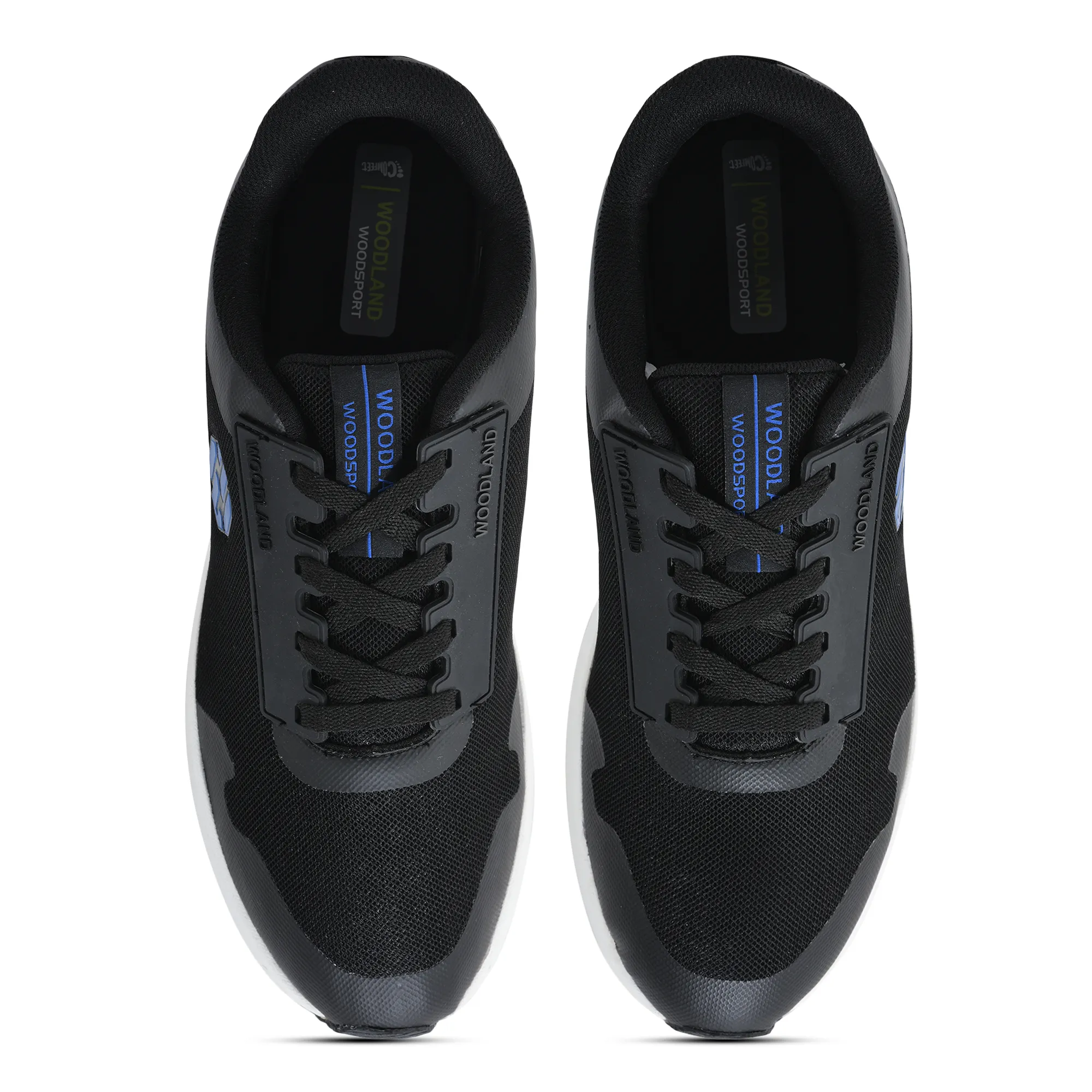 Black Mesh Sports Shoes for Men - Thumbnail 3