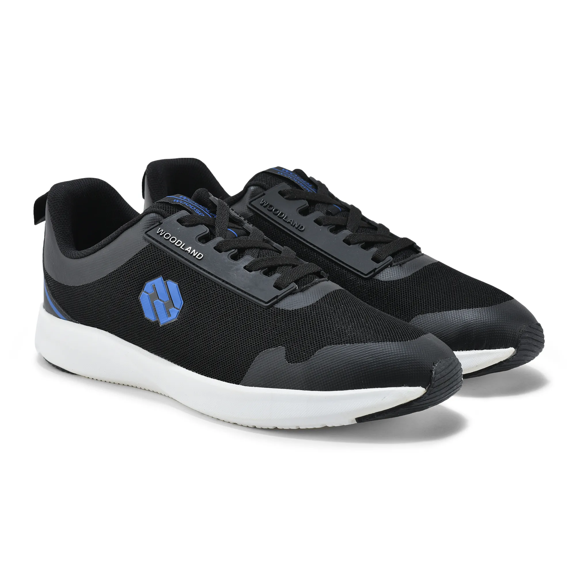 Black Mesh Sports Shoes for Men - Thumbnail 6