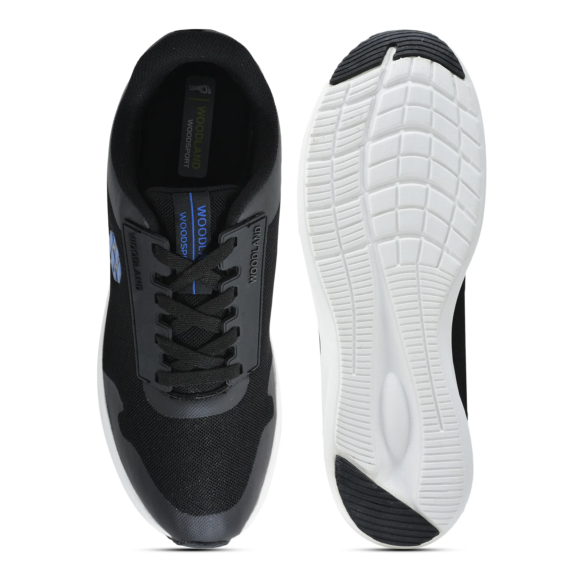 Black Mesh Sports Shoes for Men - Thumbnail 7
