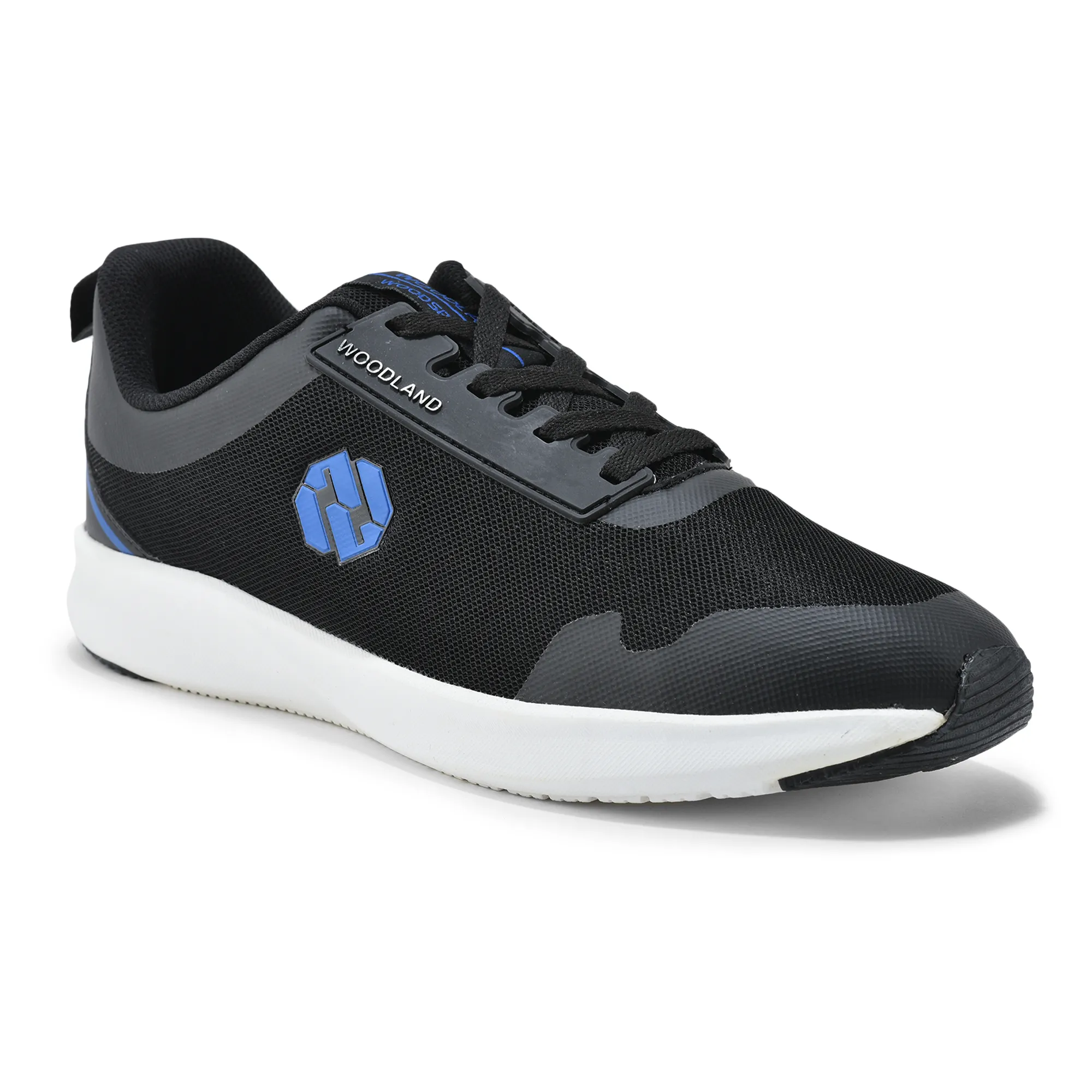 Black Mesh Sports Shoes for Men - Thumbnail 8