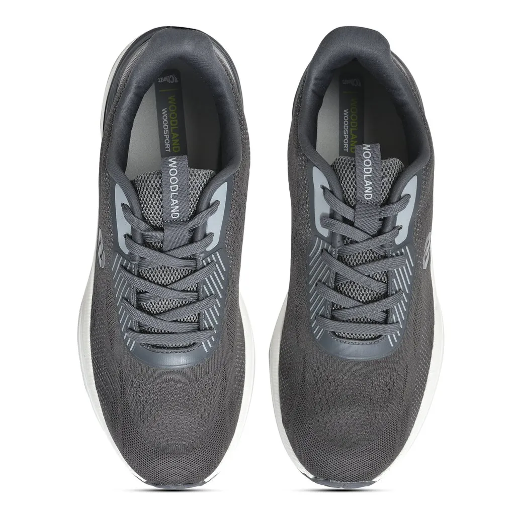 Grey Running Sports Shoes For Men - Thumbnail 3