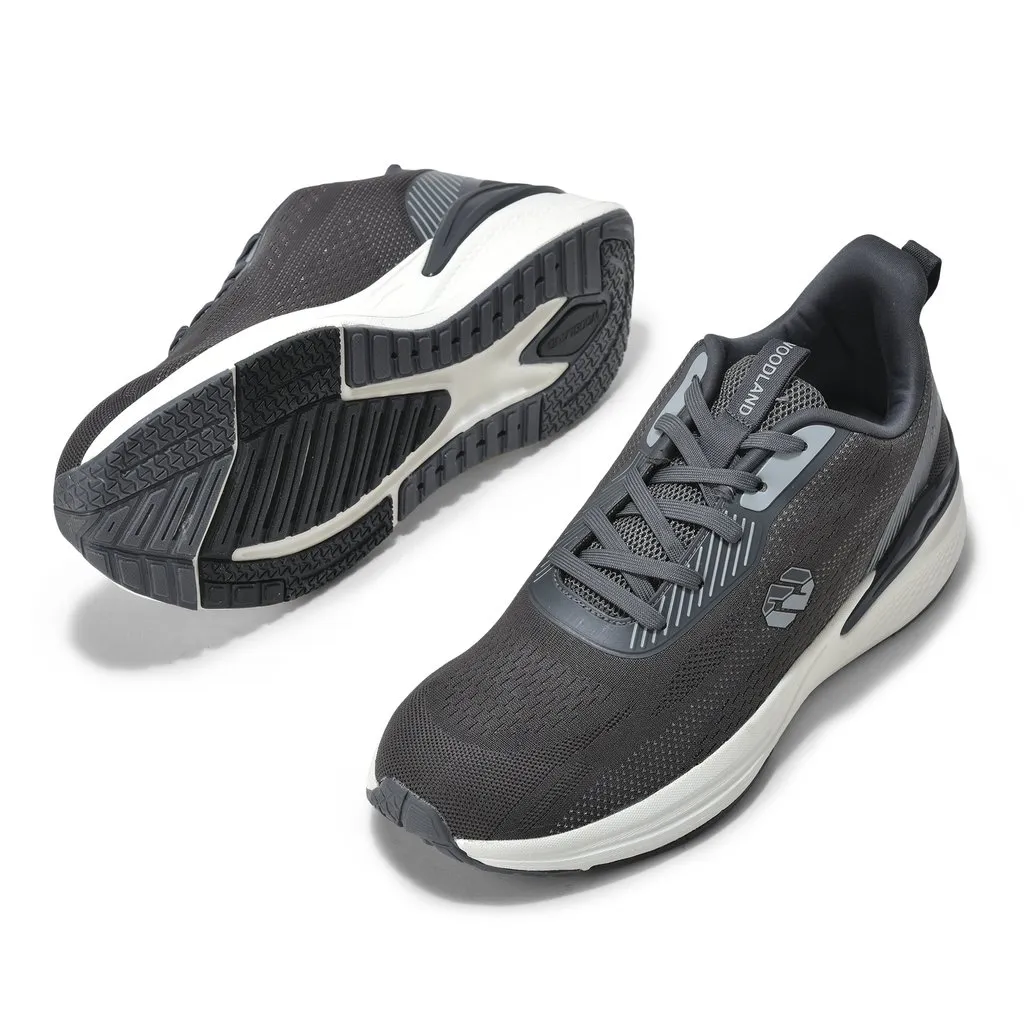 Grey Running Sports Shoes For Men - Thumbnail 4