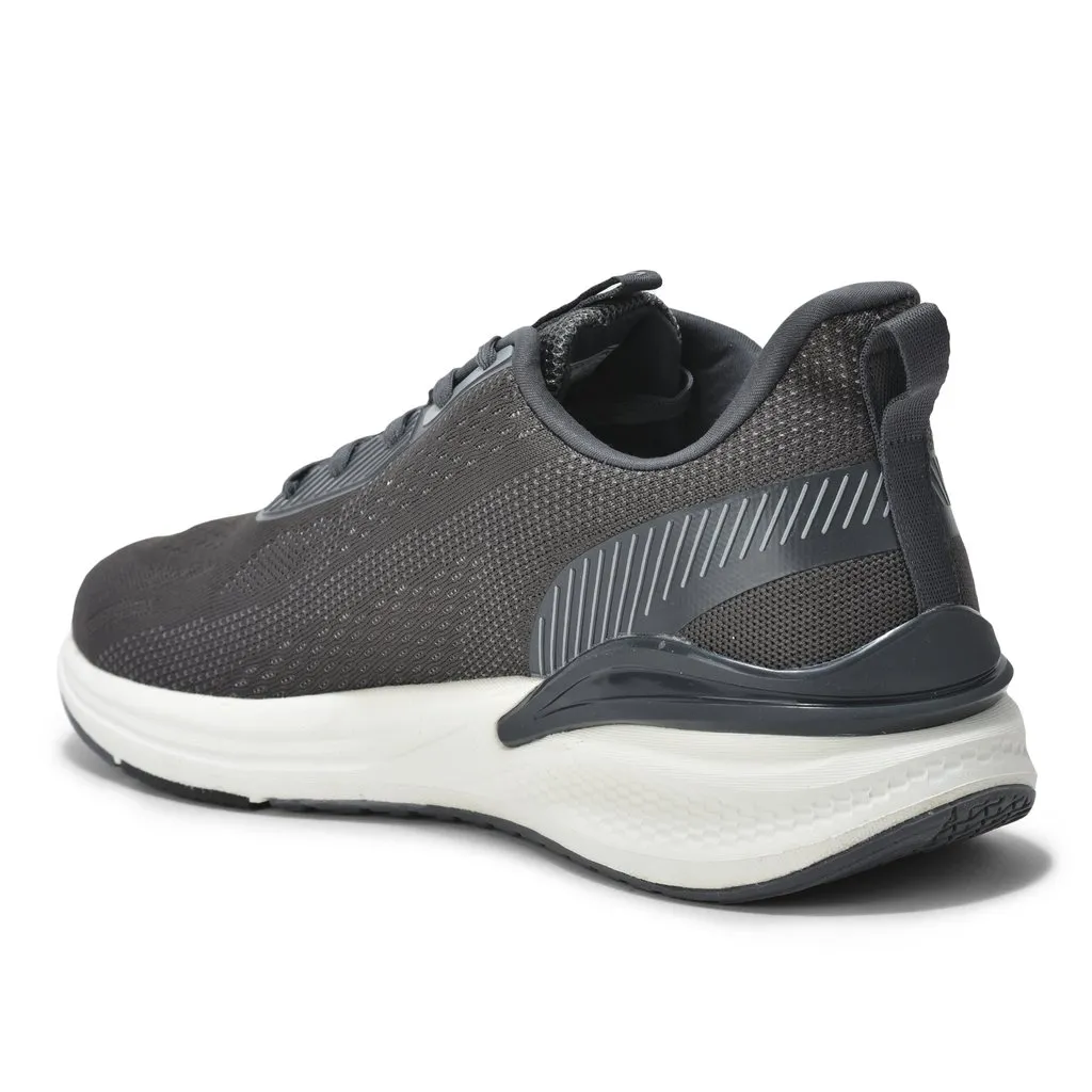 Grey Running Sports Shoes For Men - Thumbnail 5