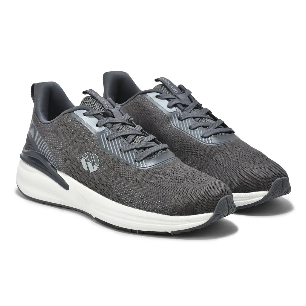 Grey Running Sports Shoes For Men - Thumbnail 6