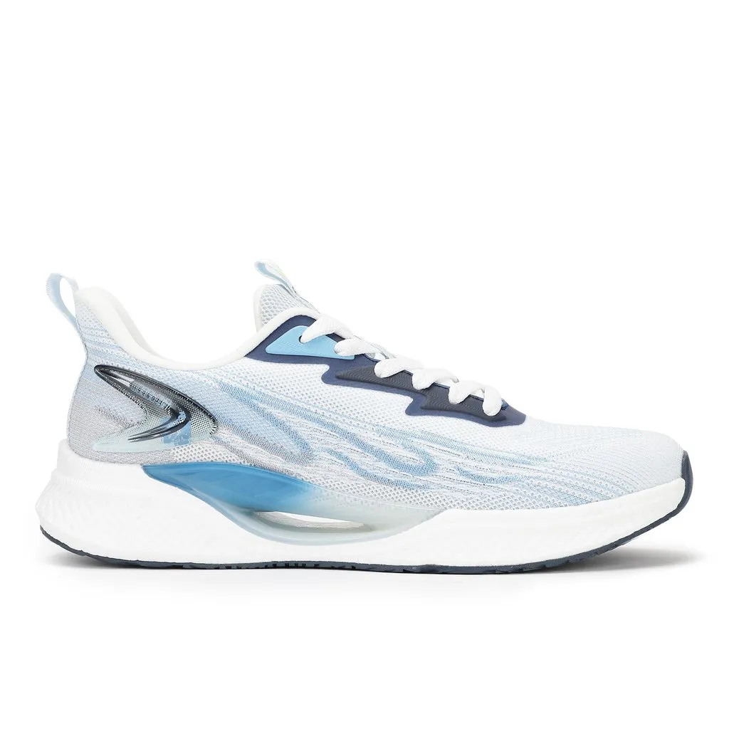 White/Blue Sports Shoes for Men - Image 1