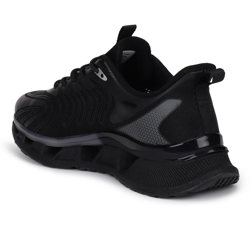 Black Sports Shoes for Men - Thumbnail 5