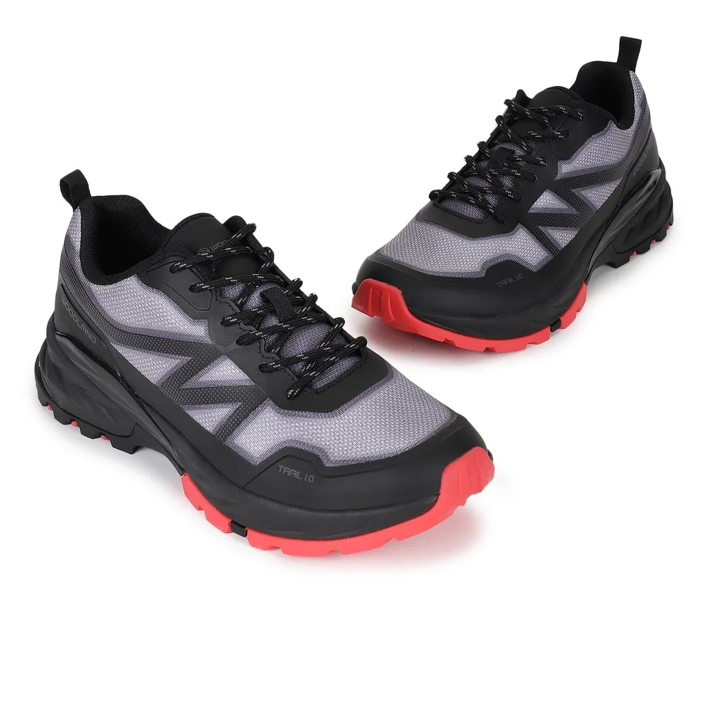 Black Grey Shoes for Men - Thumbnail 2