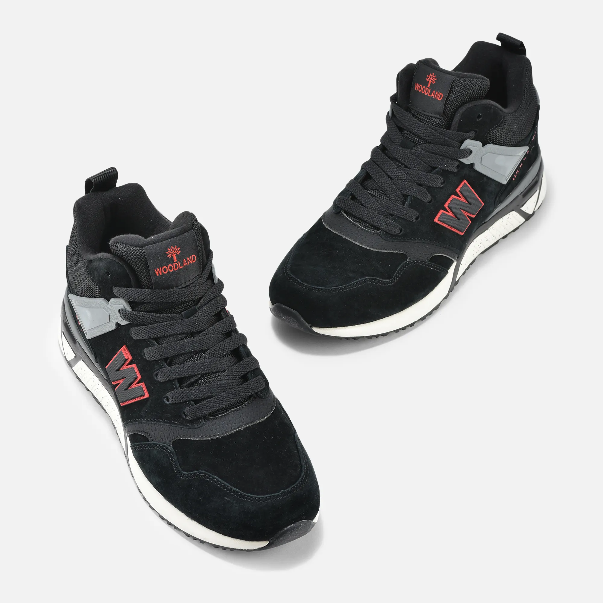 Black Casual Sneakers For Men - Thumbnail 2