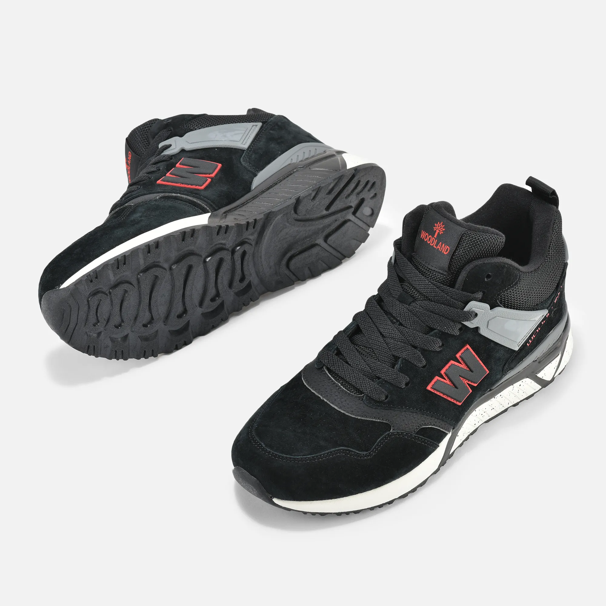 Black Casual Sneakers For Men - Thumbnail 3