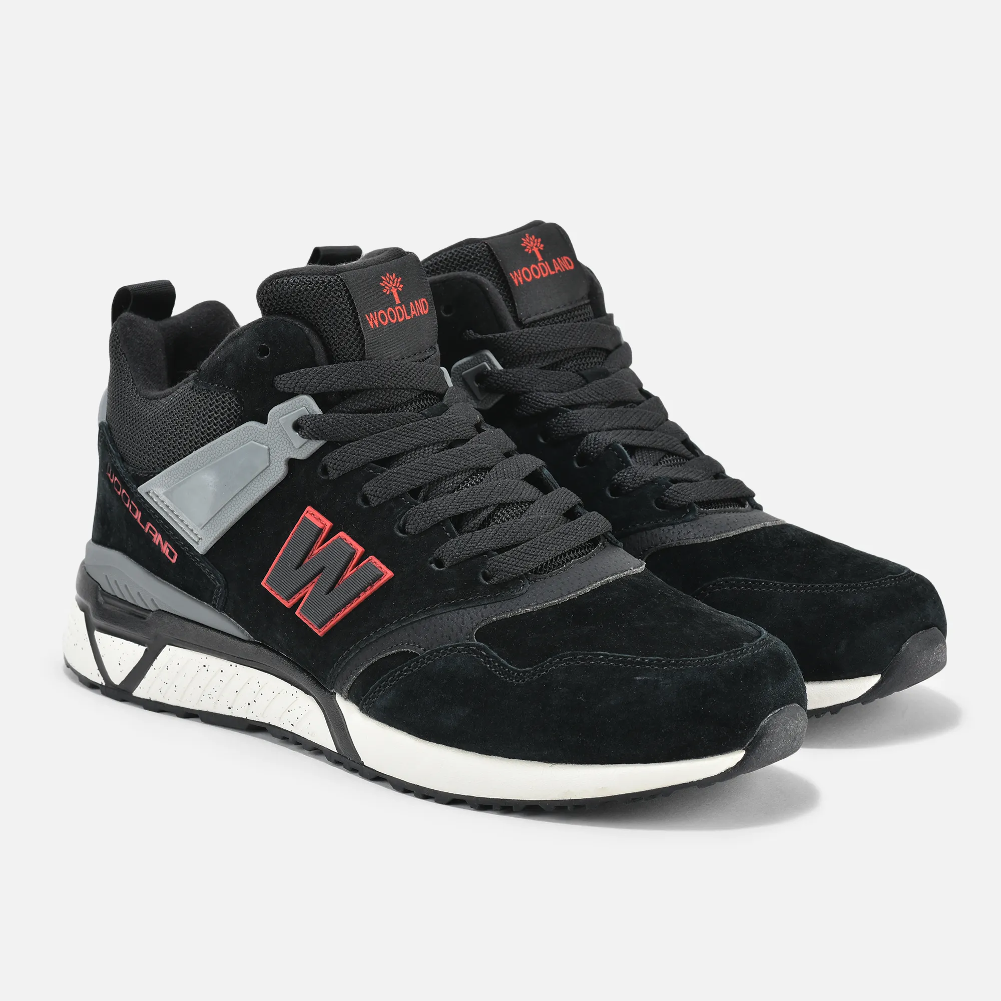 Black Casual Sneakers For Men - Thumbnail 6