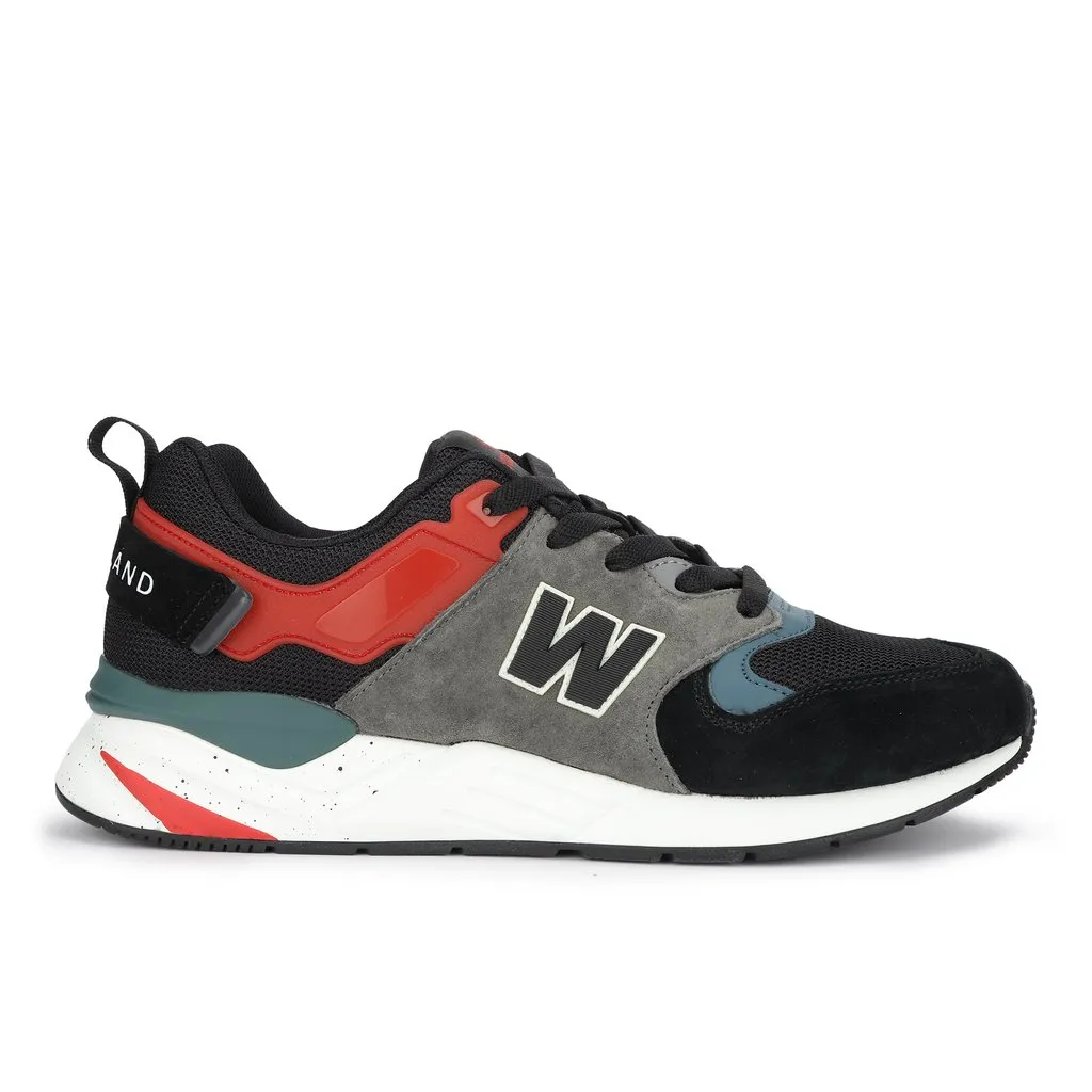 Stylish Grey/Black Sneakers for Men  - Thumbnail 1