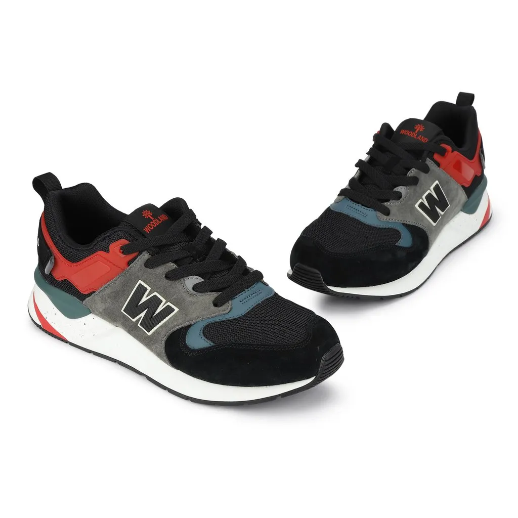 Stylish Grey/Black Sneakers for Men  - Thumbnail 2