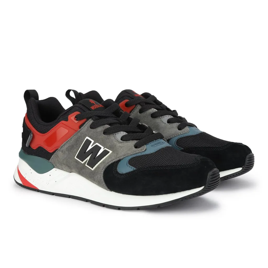 Stylish Grey/Black Sneakers for Men  - Thumbnail 4