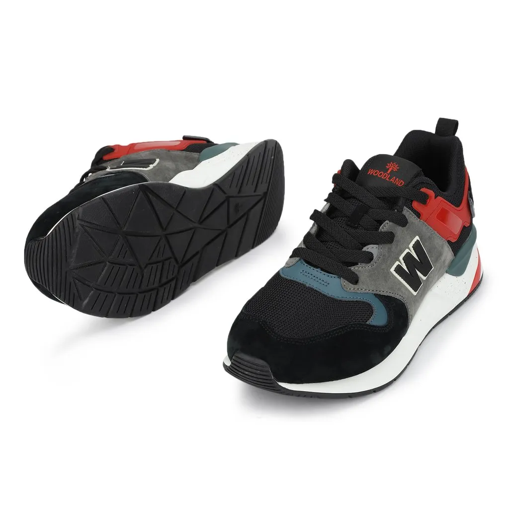 Stylish Grey/Black Sneakers for Men  - Thumbnail 5