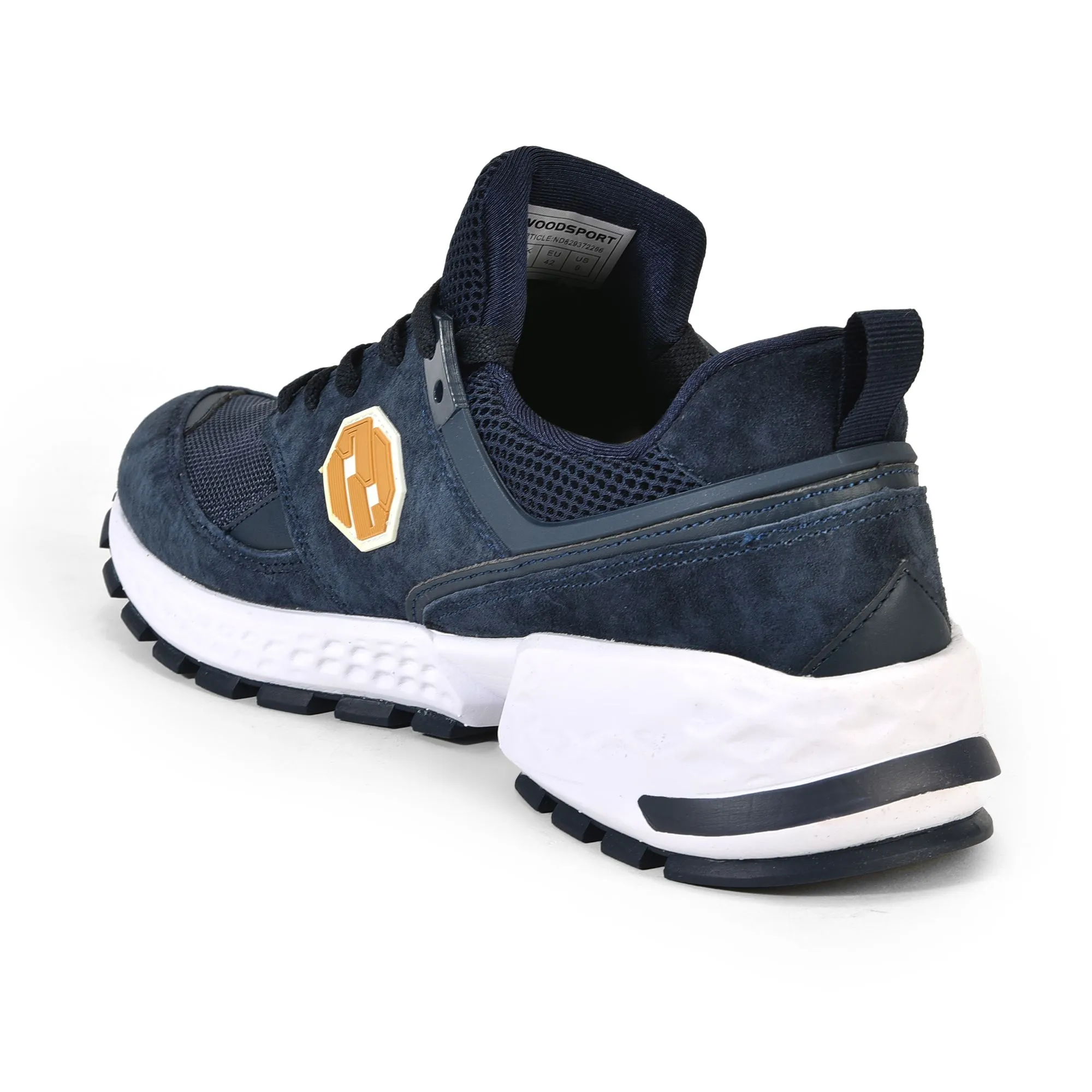 Navy sneakers for men - Thumbnail 5