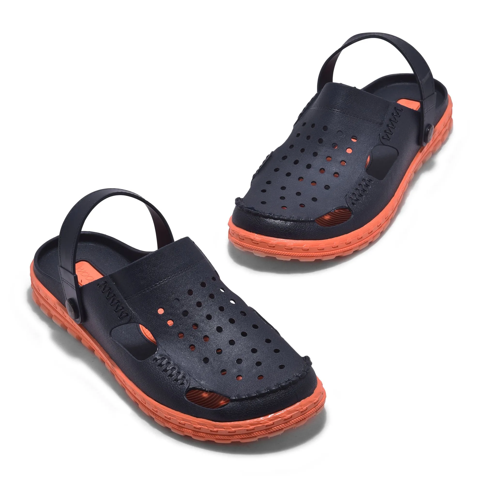 Navy Closed-toe Sandal for Men - Thumbnail 2