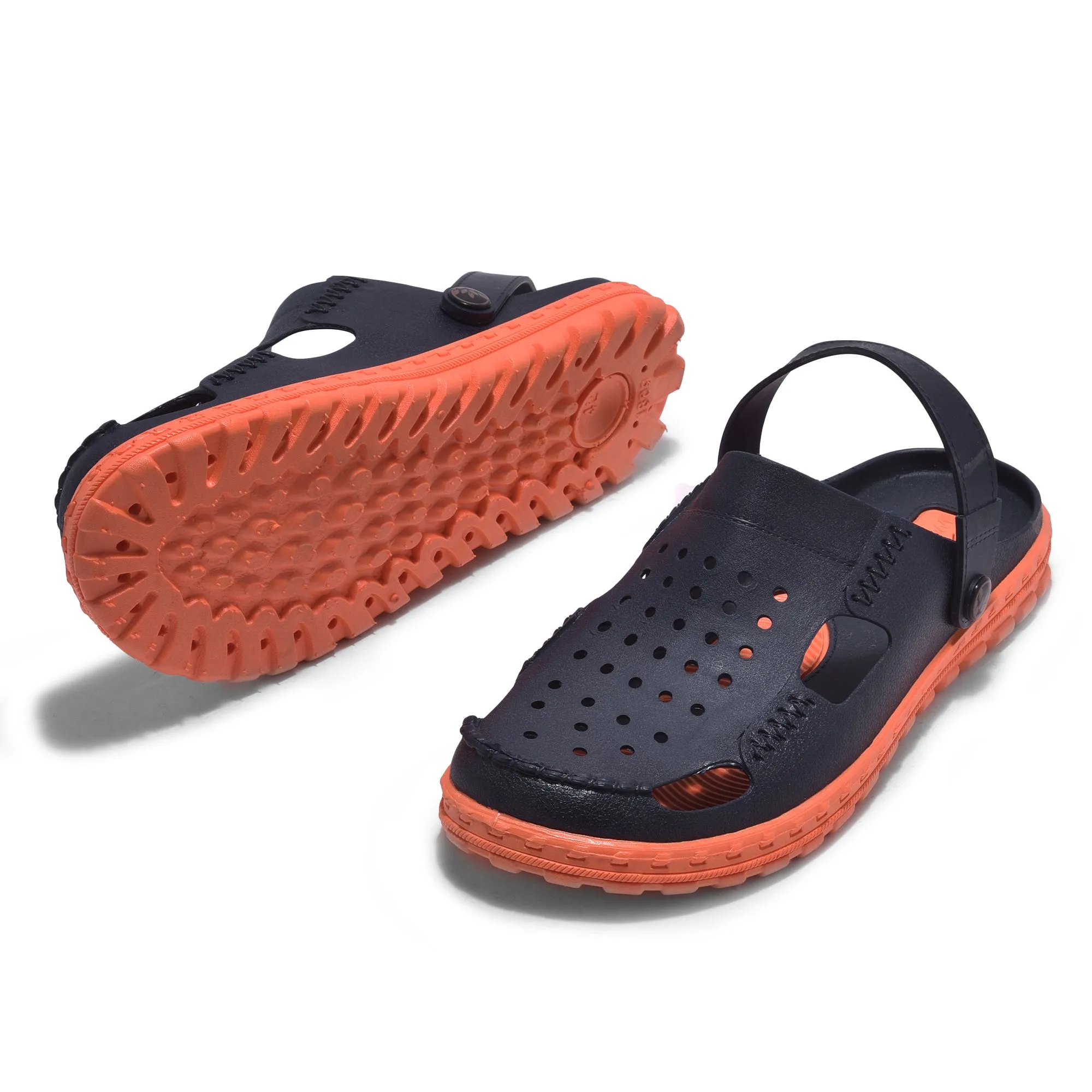 Navy Closed-toe Sandal for Men - Thumbnail 4
