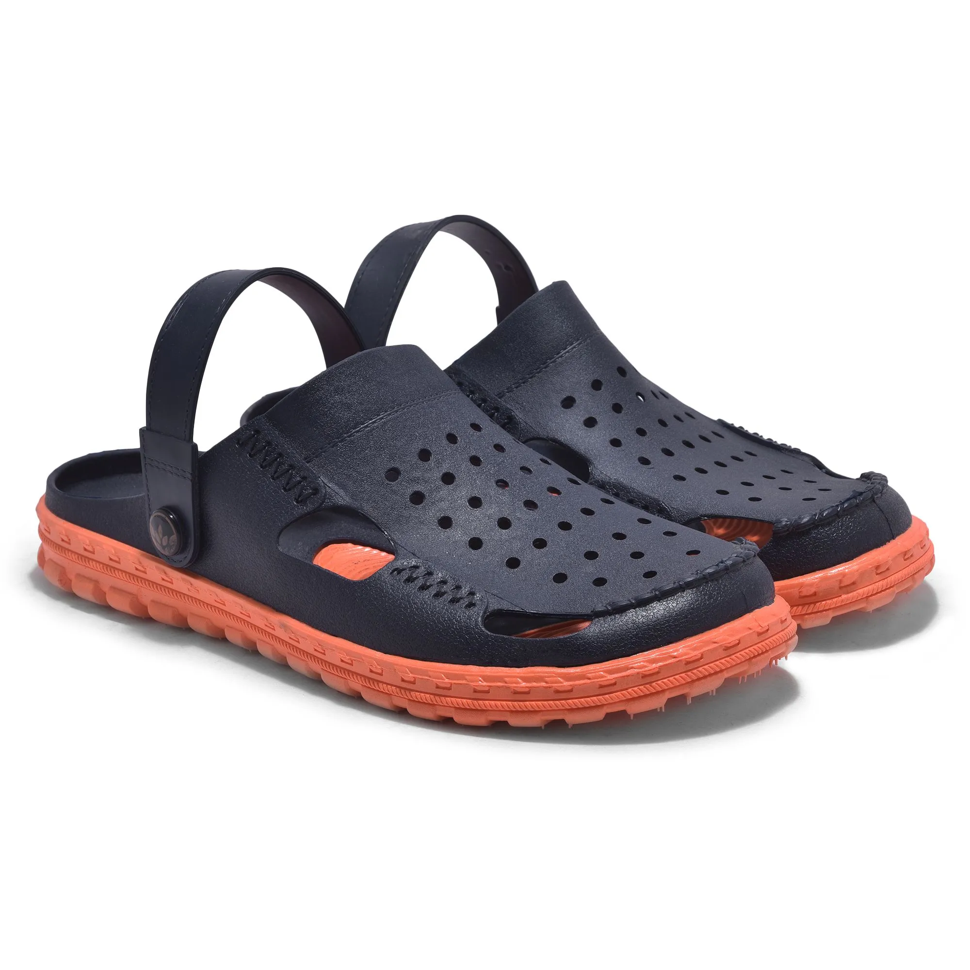 Navy Closed-toe Sandal for Men - Thumbnail 6