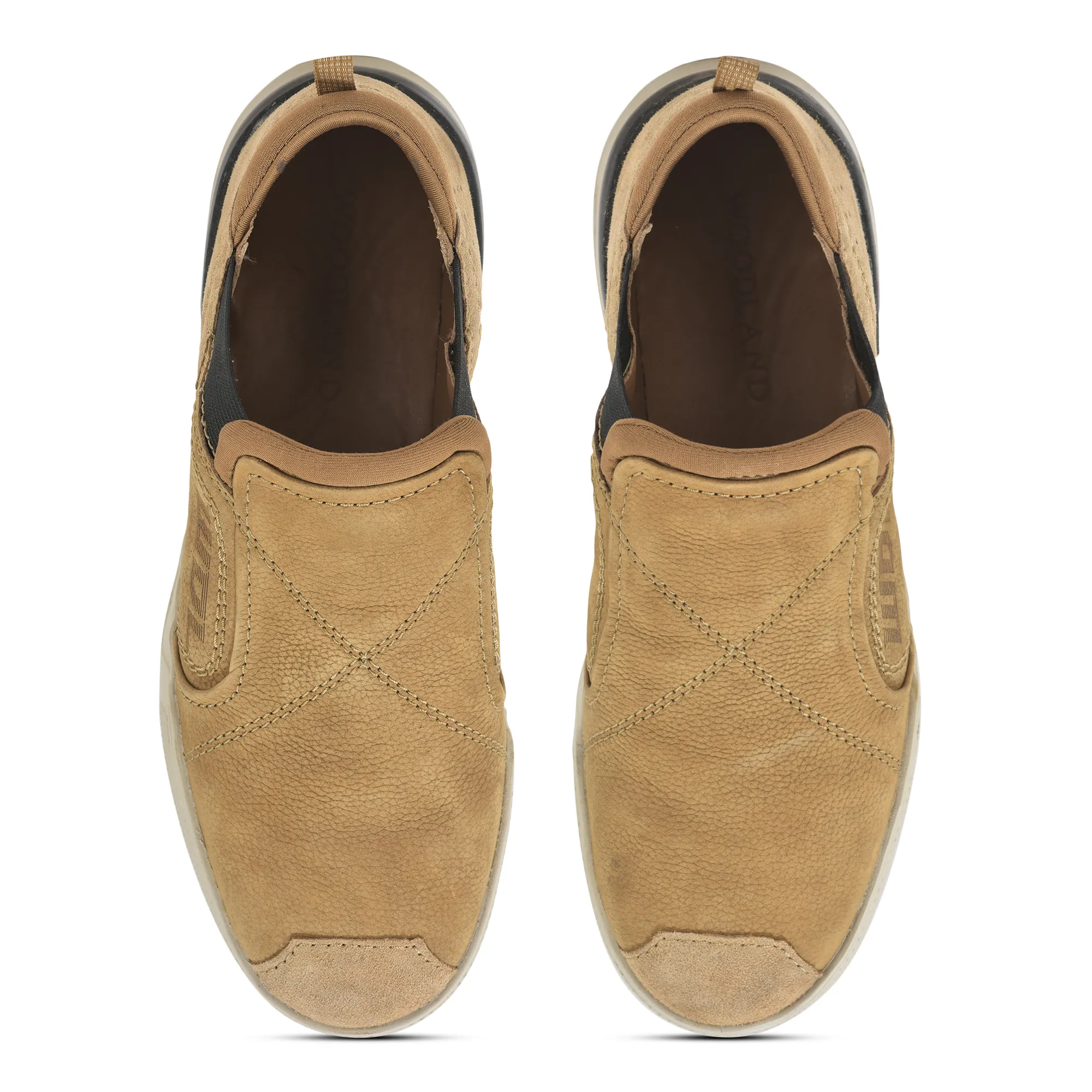 Woodland Camel Casual Shoes For Men - Thumbnail 3