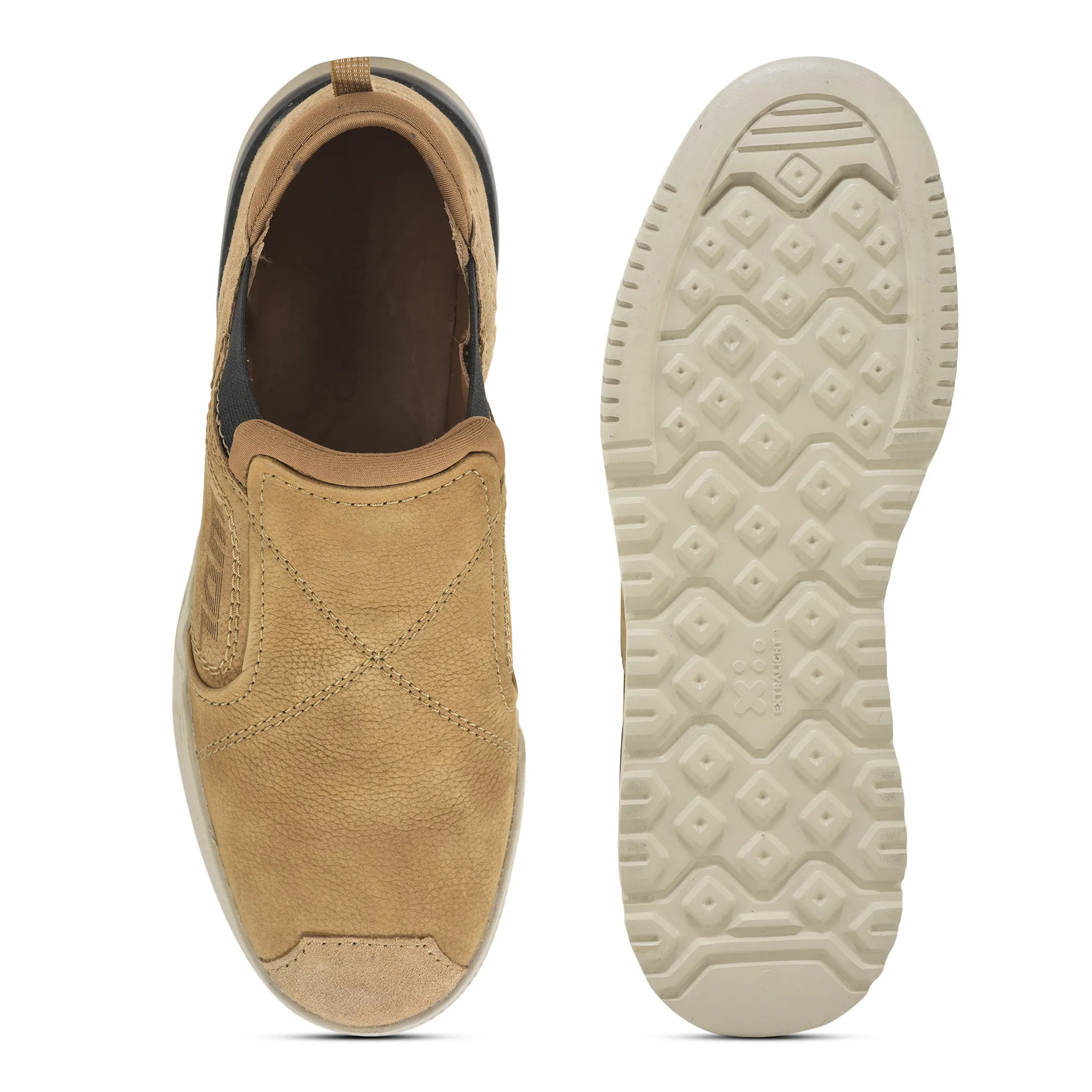 Woodland Camel Casual Shoes For Men - Thumbnail 7
