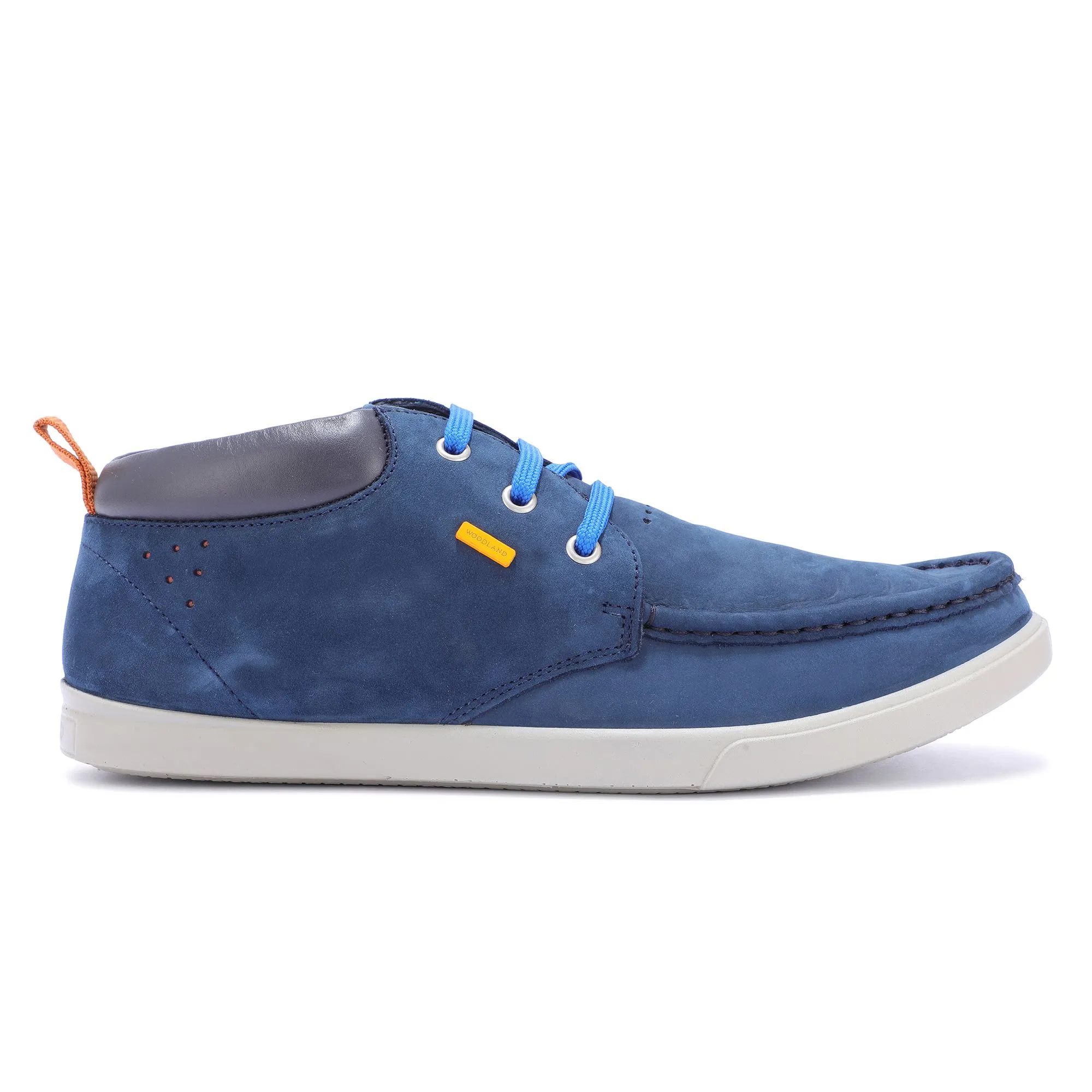 Droyal Blue Boat Shoes - Thumbnail 1