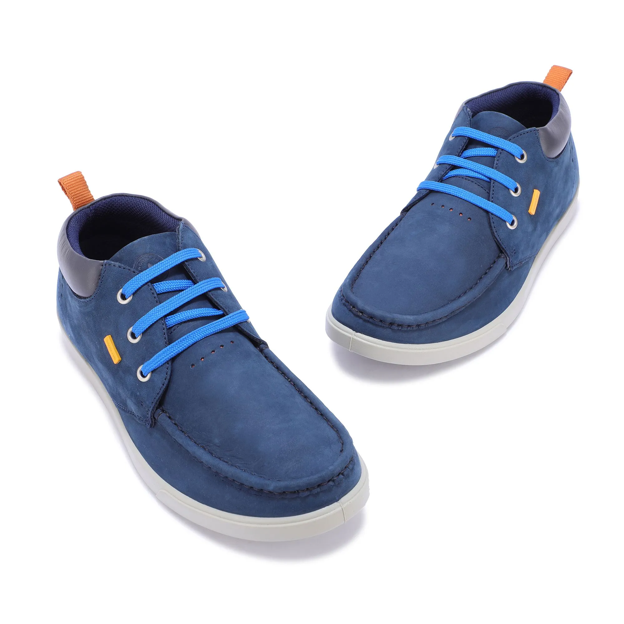 Droyal Blue Boat Shoes - Thumbnail 2