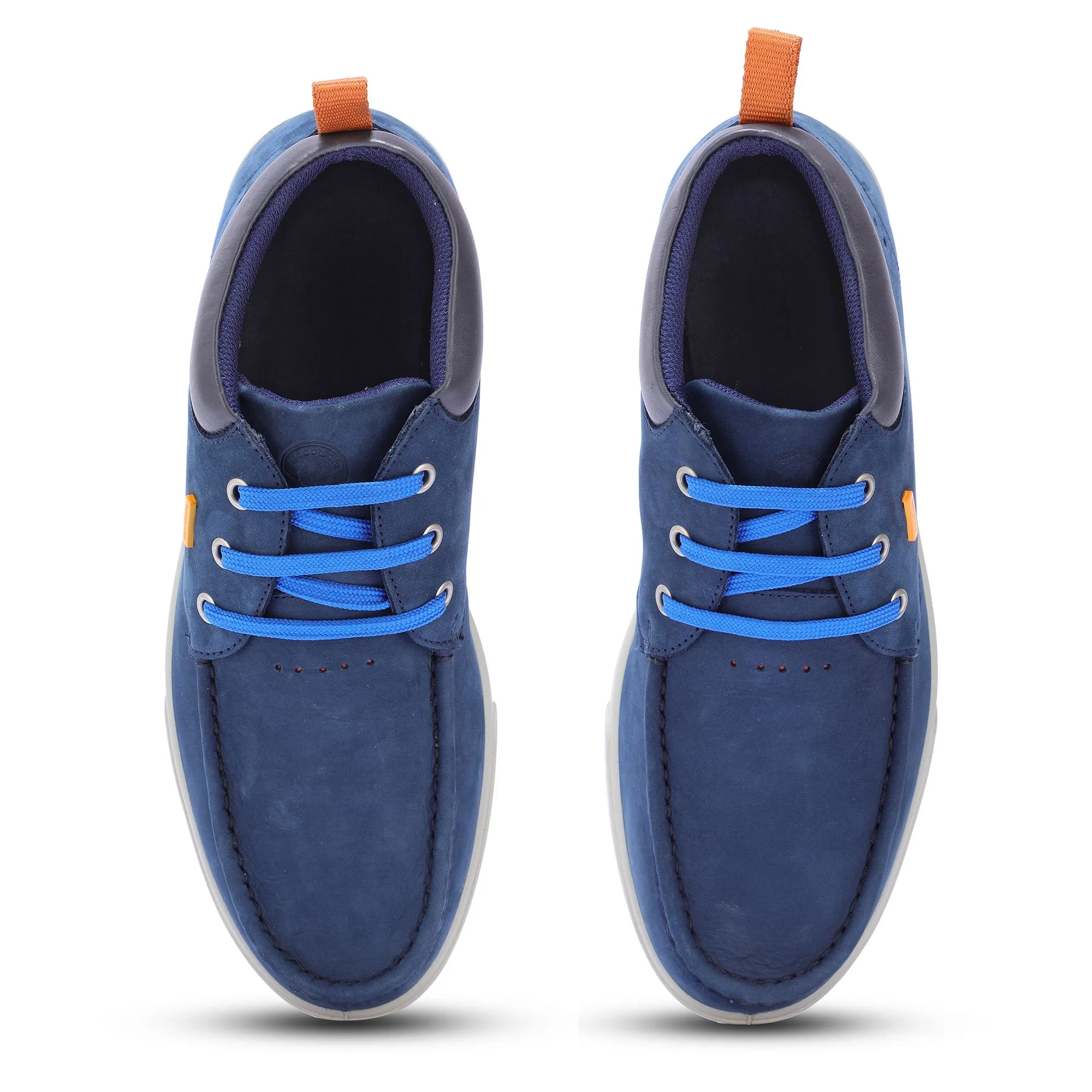 Droyal Blue Boat Shoes - Thumbnail 3
