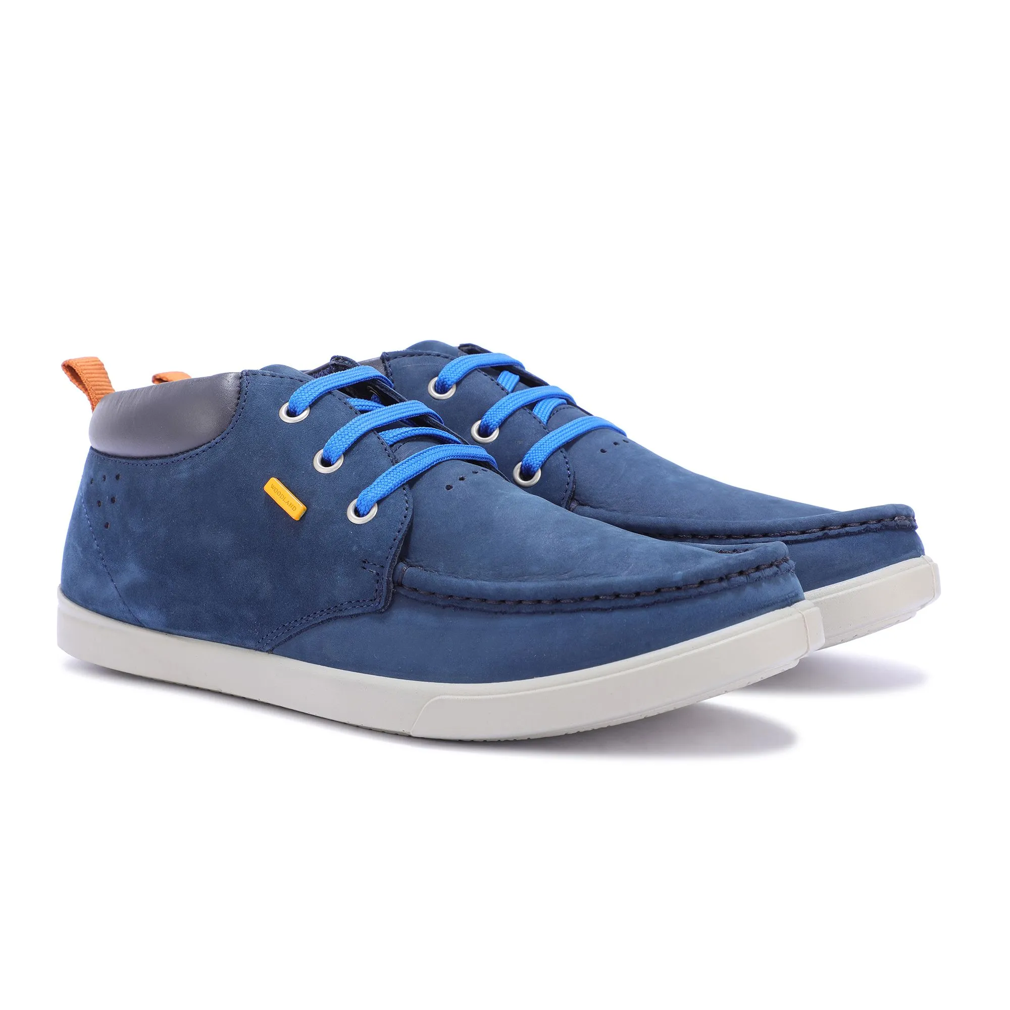 Droyal Blue Boat Shoes - Thumbnail 6