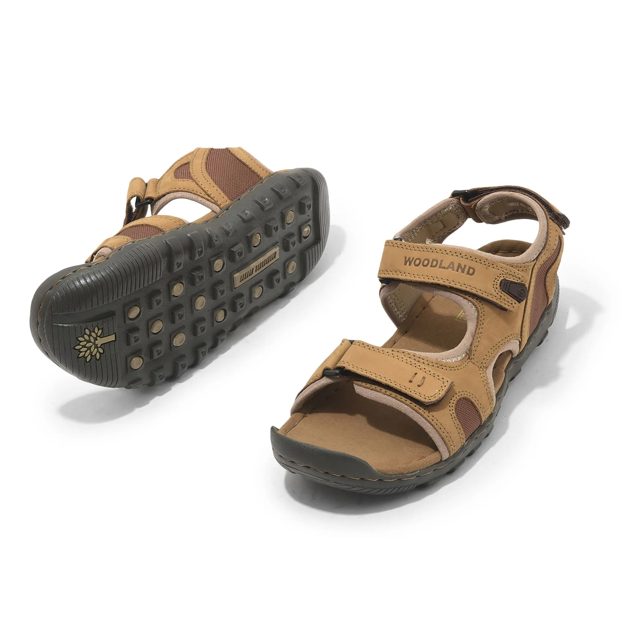 Woodland Camel floater Sandals - Thumbnail 4