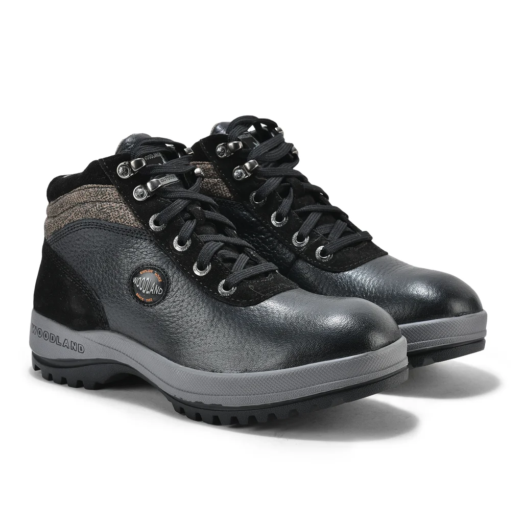 Men Black Lace-up ankle boots - Thumbnail 6