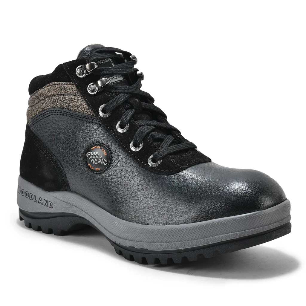 Men Black Lace-up ankle boots - Thumbnail 8