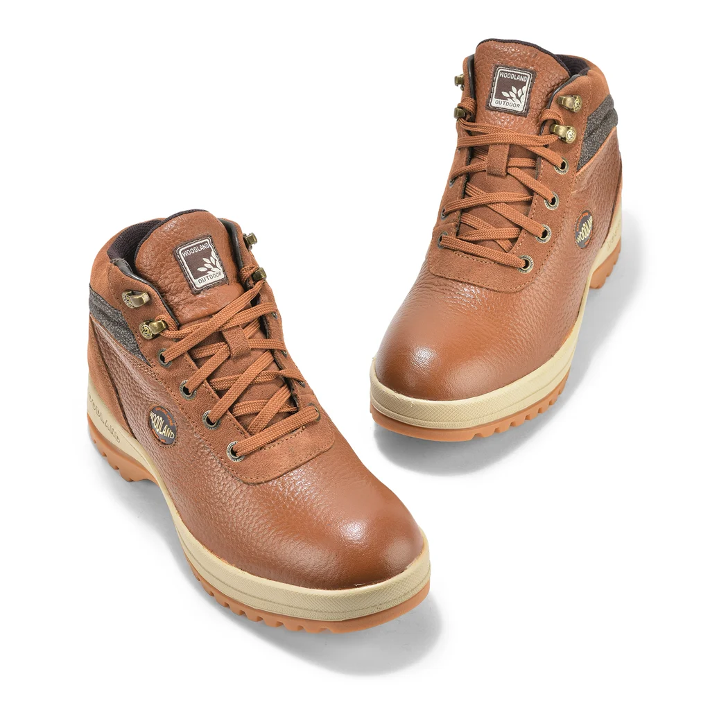 Men Tan Lace-up ankle boots - Thumbnail 2