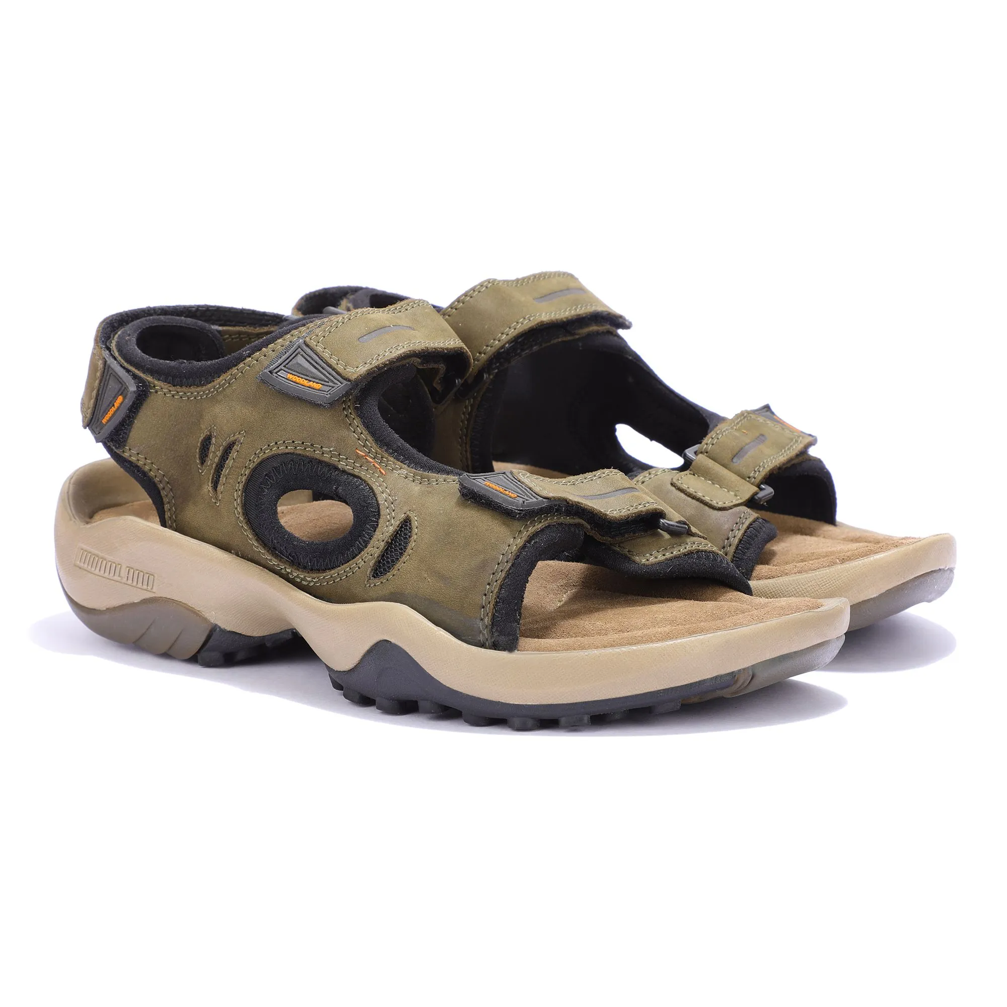 Woodland OLIVE GREEN Casual Sandal - Thumbnail 6