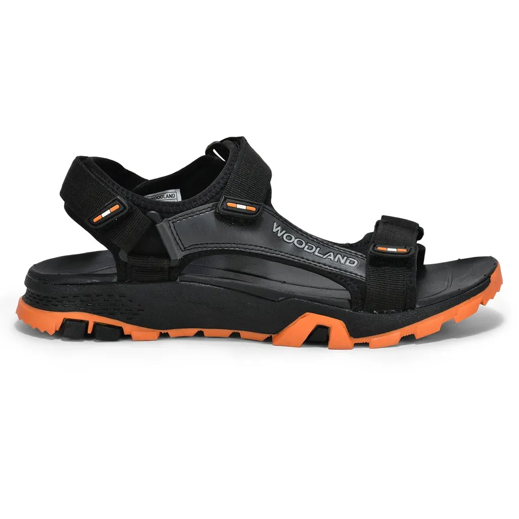 Black Sports Sandal for Men - Image 1