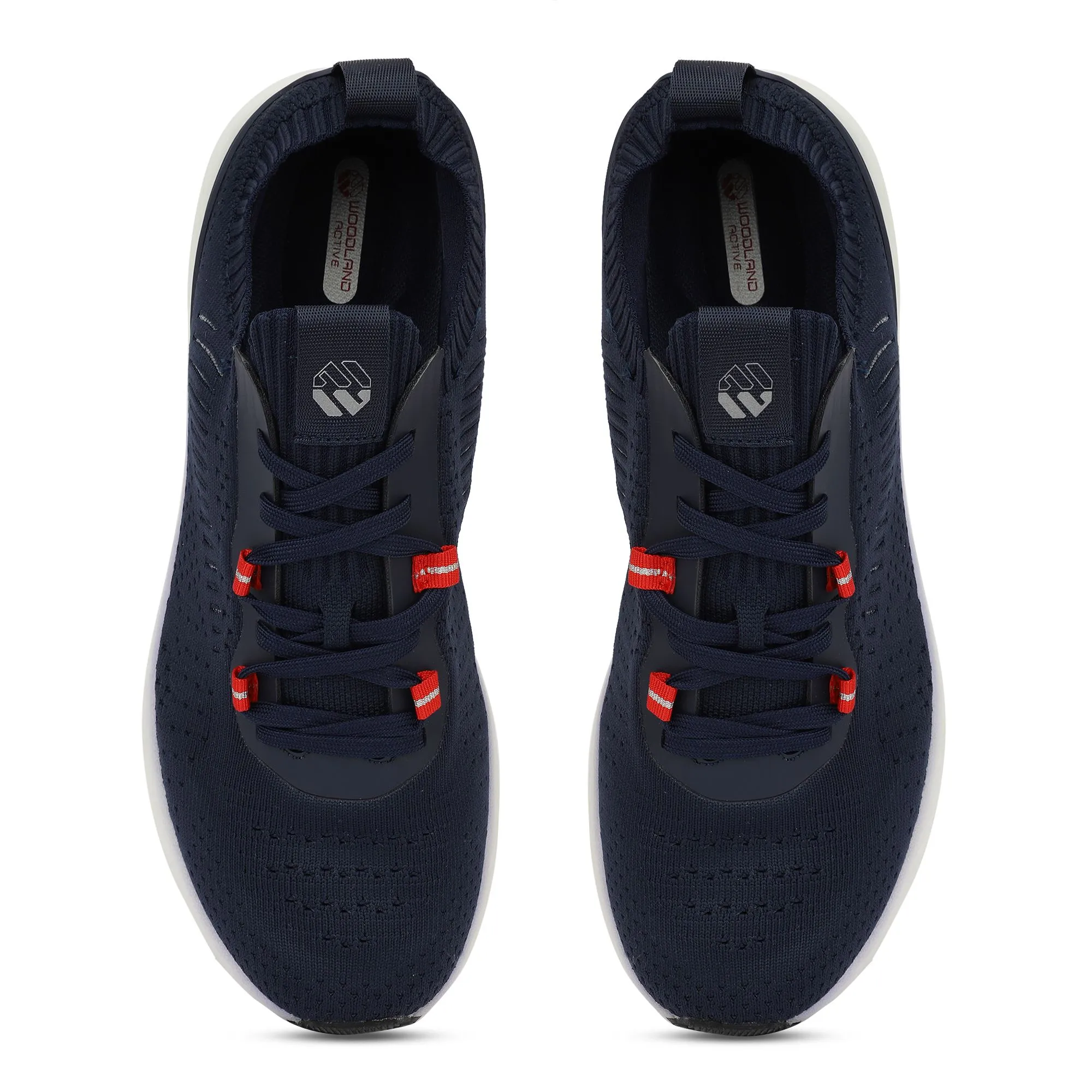 Blue Fabric Luxury Sports Shoes - Thumbnail 3