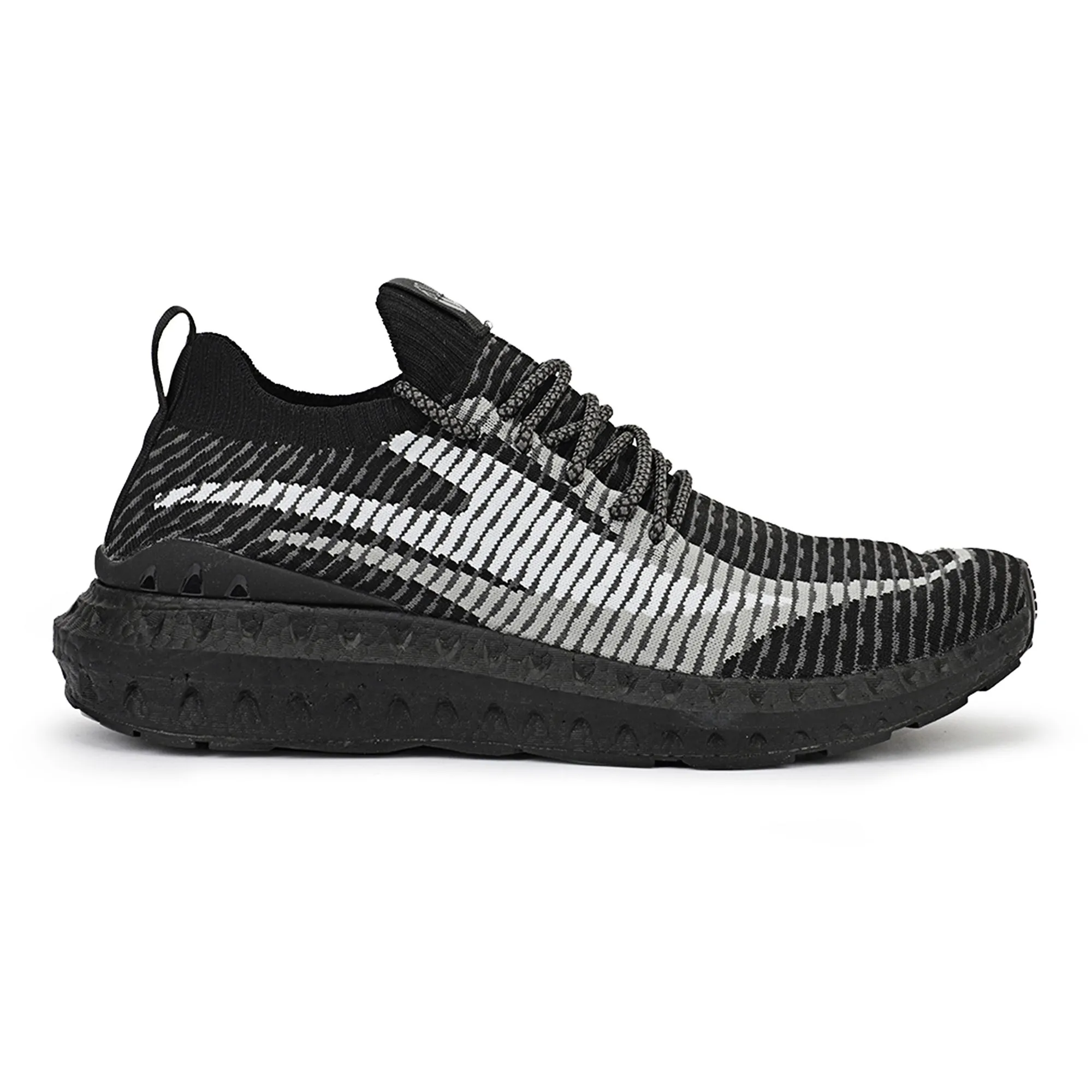 Black Fabric Luxury Sports Shoes - Image 1
