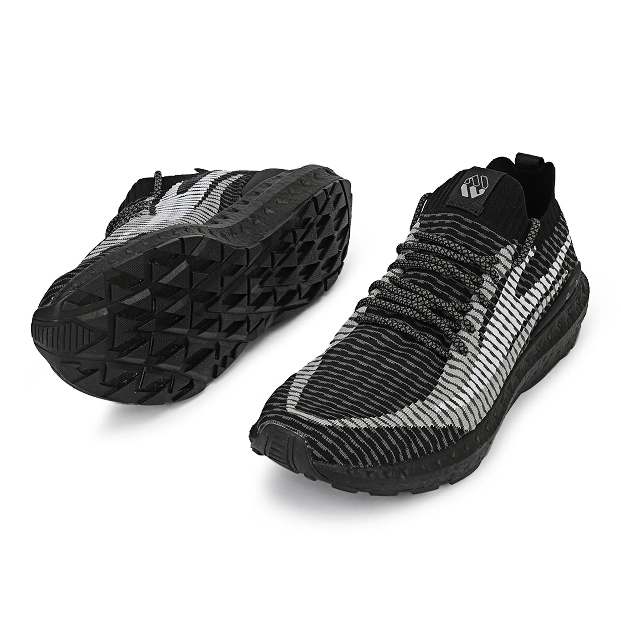 Black Fabric Luxury Sports Shoes - Thumbnail 4