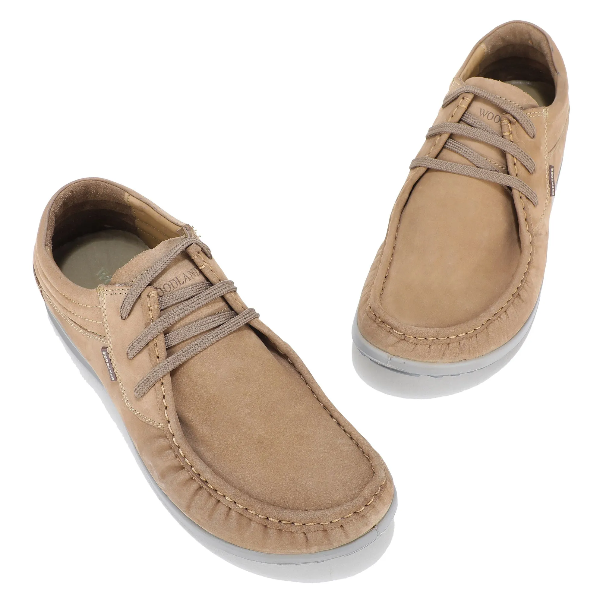 Khaki casual shoes for men - Thumbnail 2