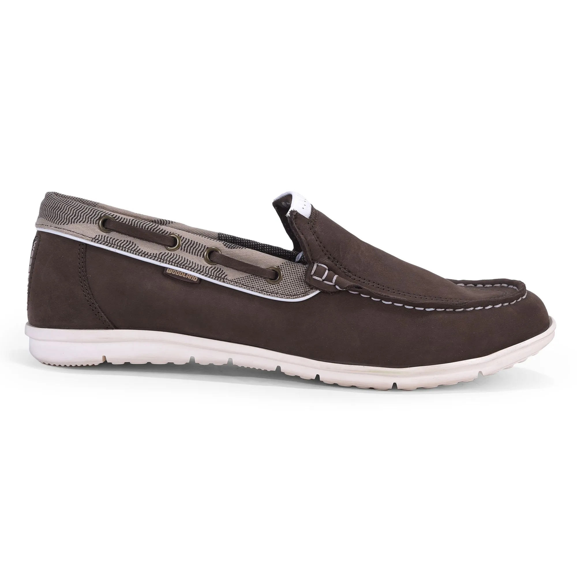 Woodland Brown casual loafers - Thumbnail 1