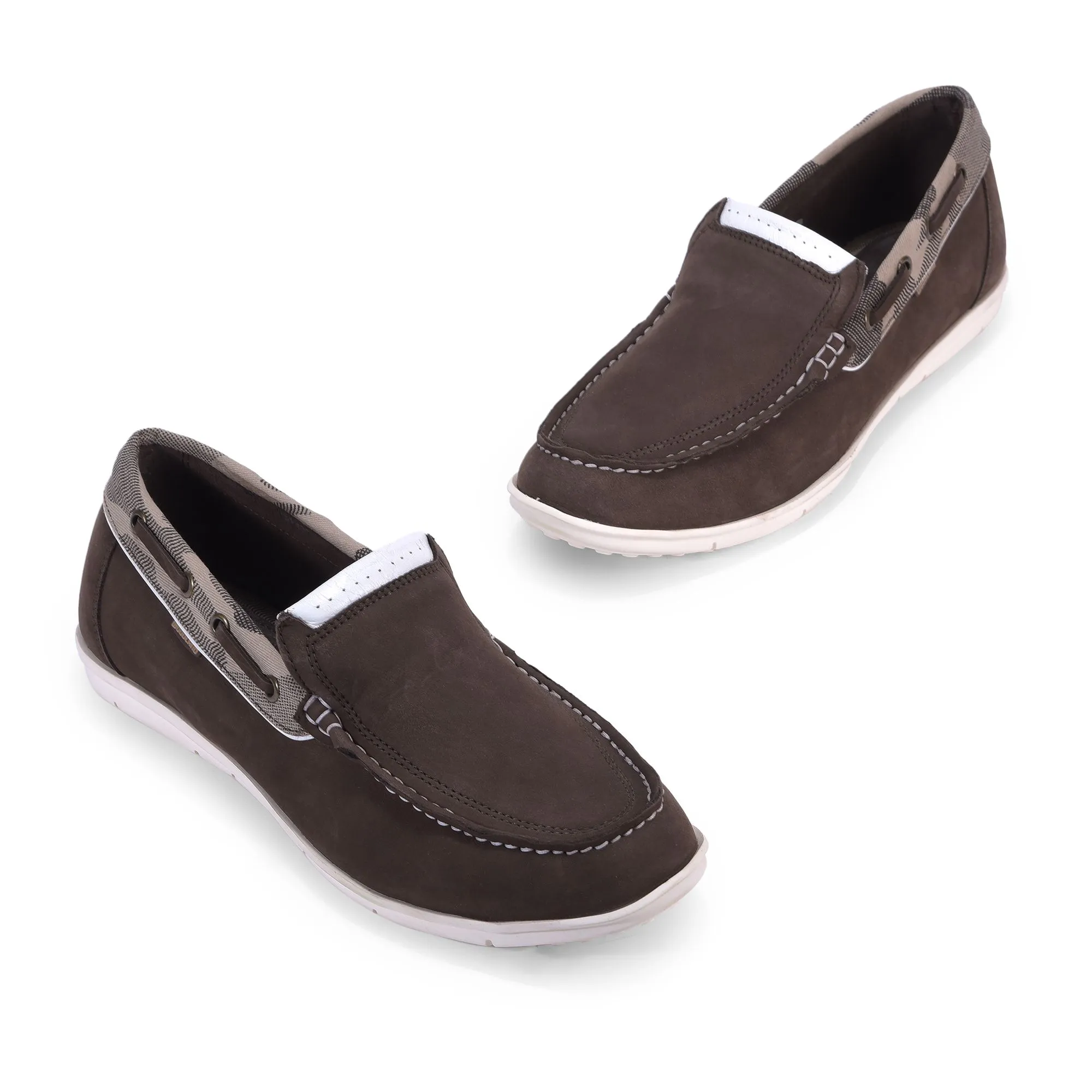 Woodland Brown casual loafers - Thumbnail 2