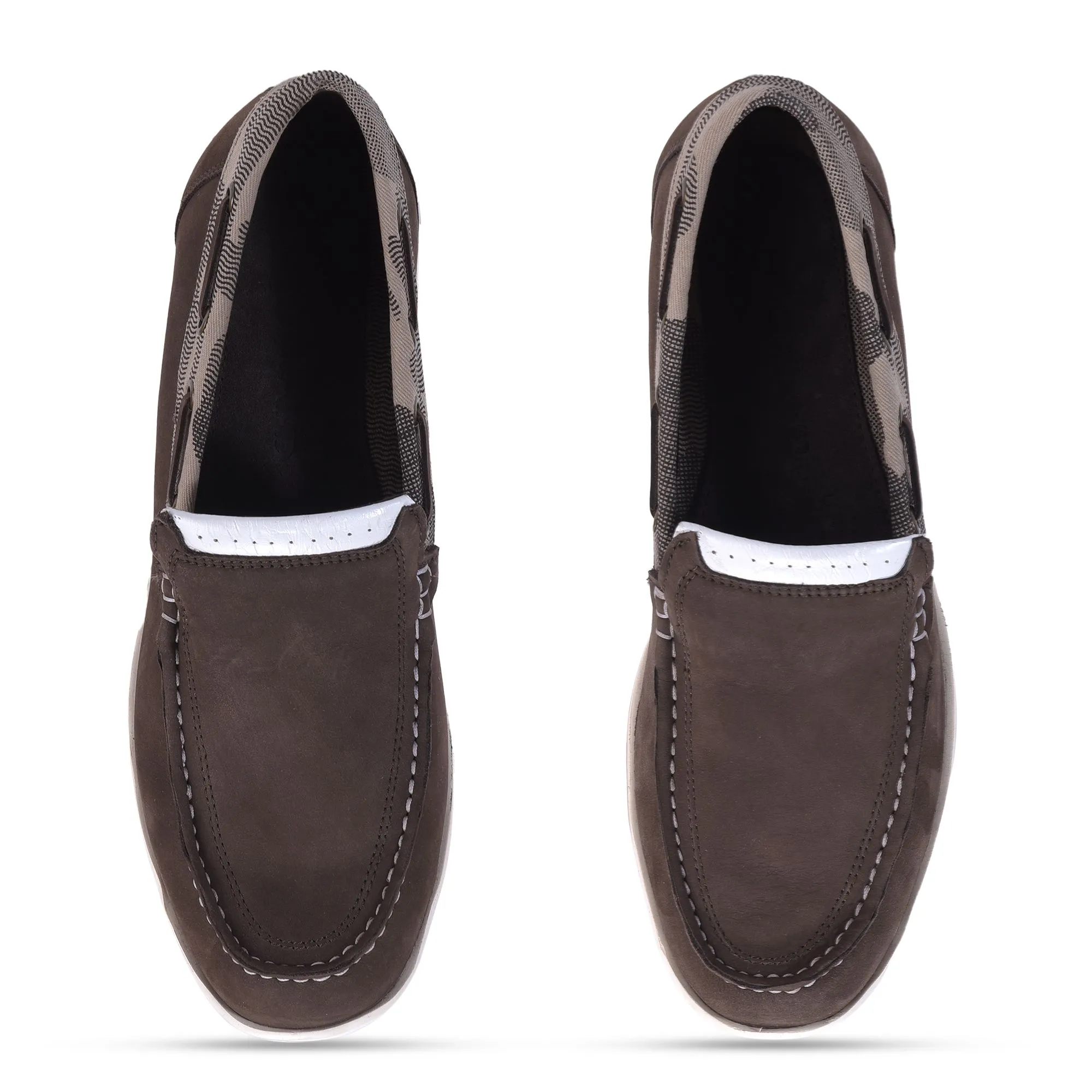 Woodland Brown casual loafers - Thumbnail 3
